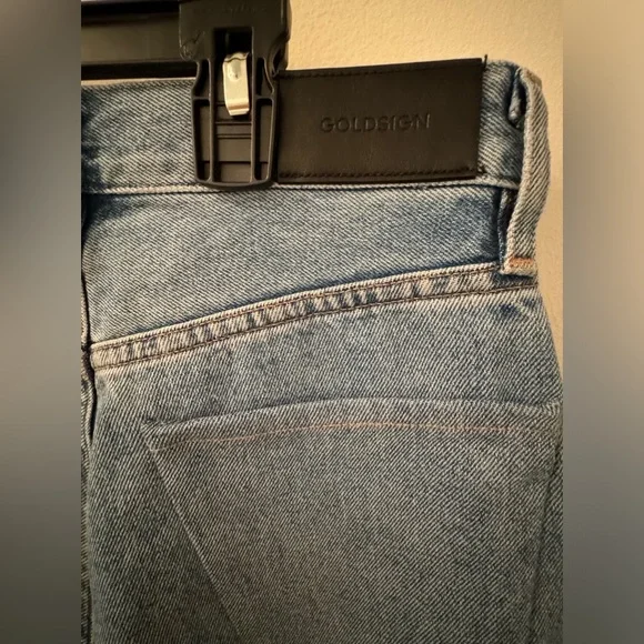 GOLDSIGNNineties high-rise straight jeans